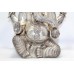 Indian God Ganesha Ganesh Figurine Hindu Statue Sterling Silver Pooja Idol B549